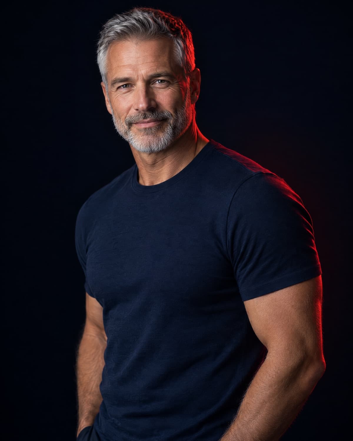 Confident man in his fifties
